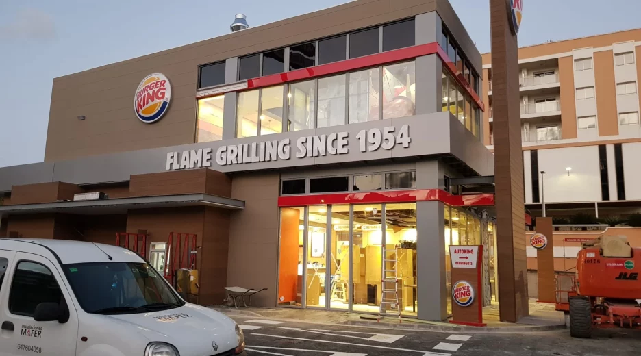 Local Burger King franquicia